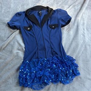 Halloween Womens blue cop costume
